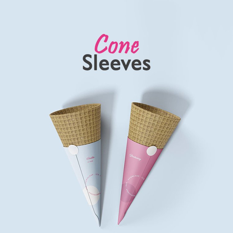 Custom Cone Sleeves For Ice Cream Packaging Solutions